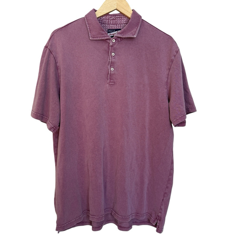Johnnie O Mens Polo Shirt Shoreline Polo Rose Hangin Out Size‎ XL